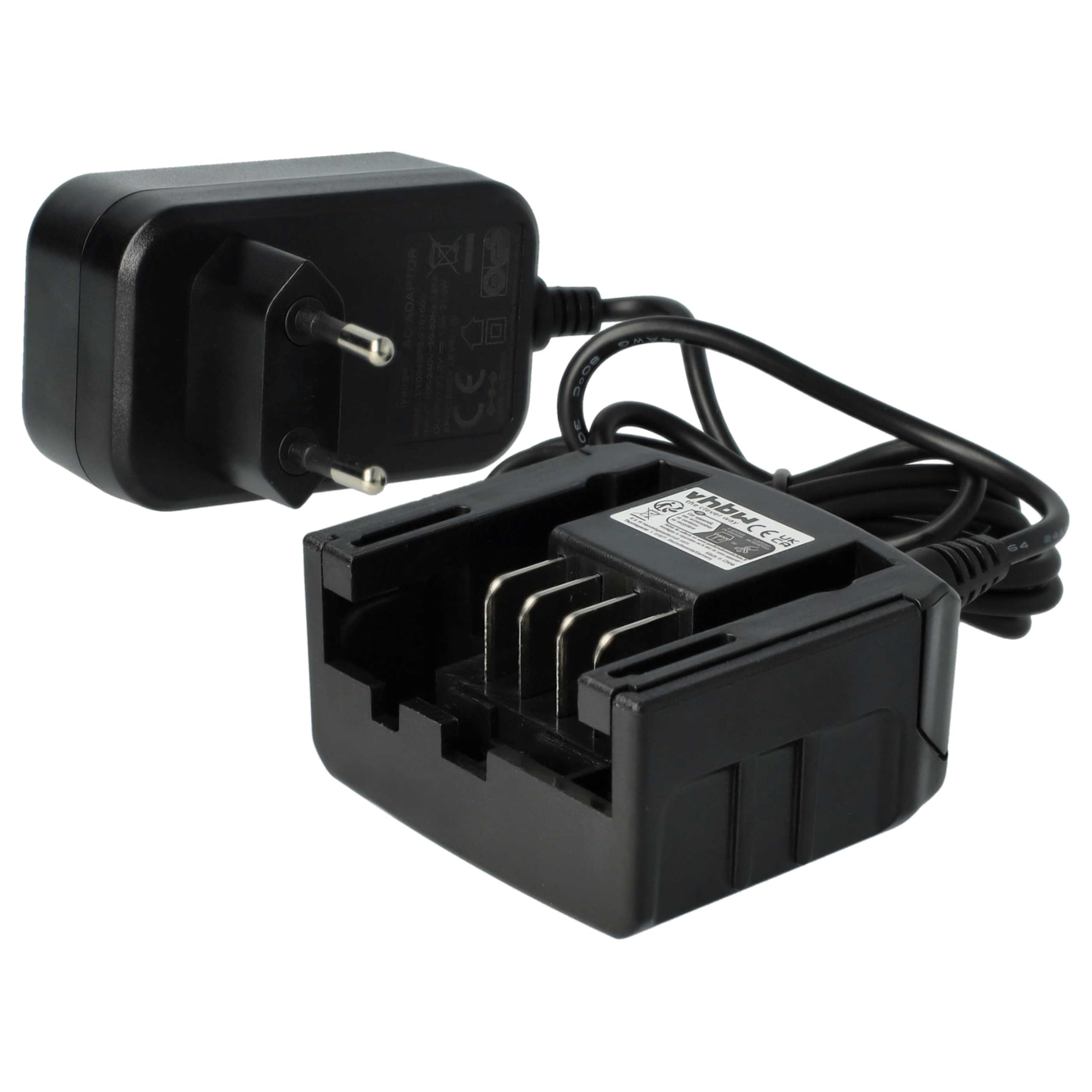 vhbw caricabatterie 12-20 V compatibile con Black & Decker BL1114, LB16, BL1314, BL1514 batterie Li-Ion di attrezzi, 12-20V
