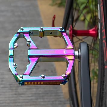 Bike Pedals - 9/16 Bicycle Pedal Platform - 3 Sealed Bearing MTB Pedals, Lightweight Platform Pedals for Road Mountain BMX MTB Bikes