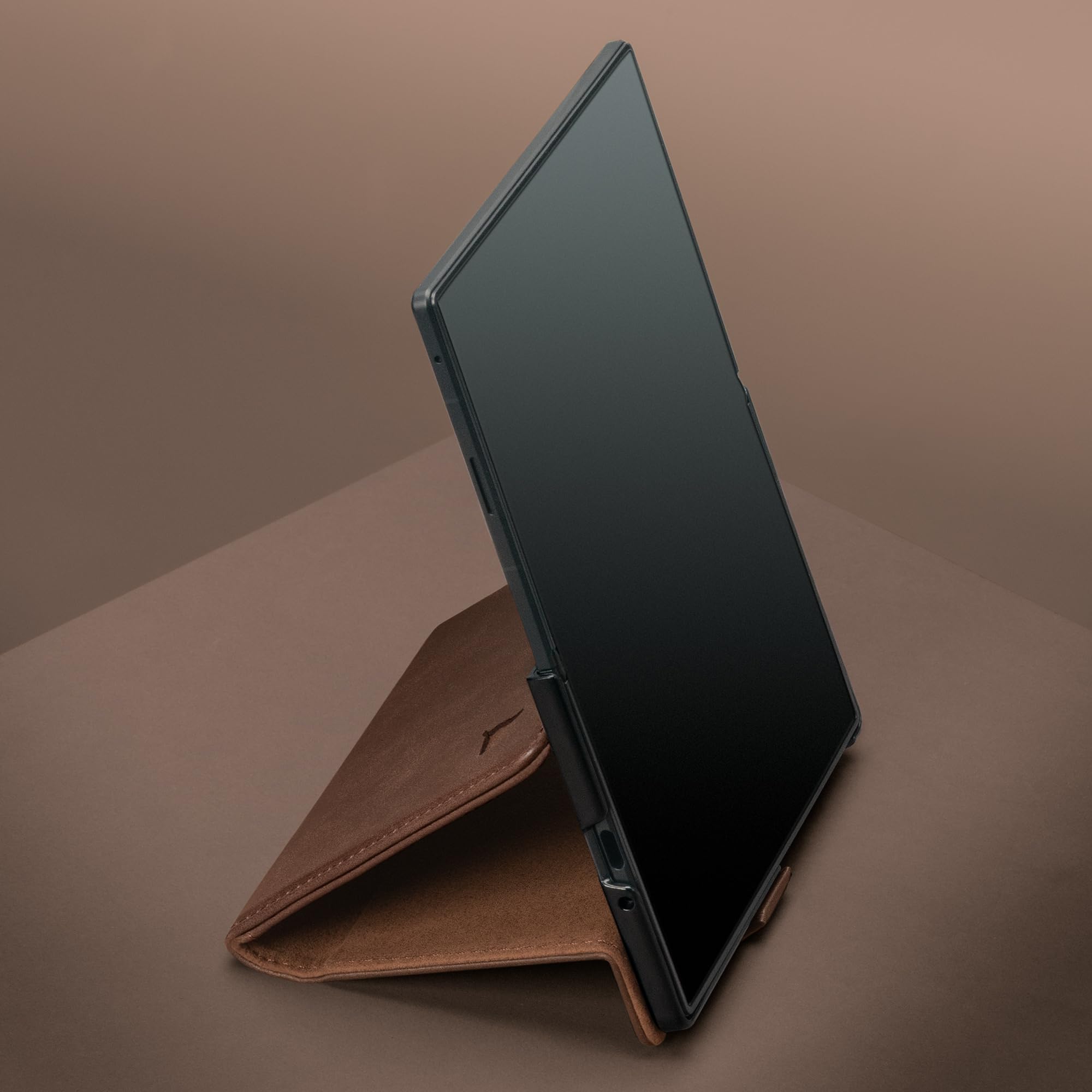 TORRO Etui kompatybilne z Samsung Galaxy Z Fold8 2026 – wysokiej jakości skórzane etui portfelowe Galaxy Z Fold 8 z funkcją podstawki i przegródkami na karty (Ciemny brąz)
