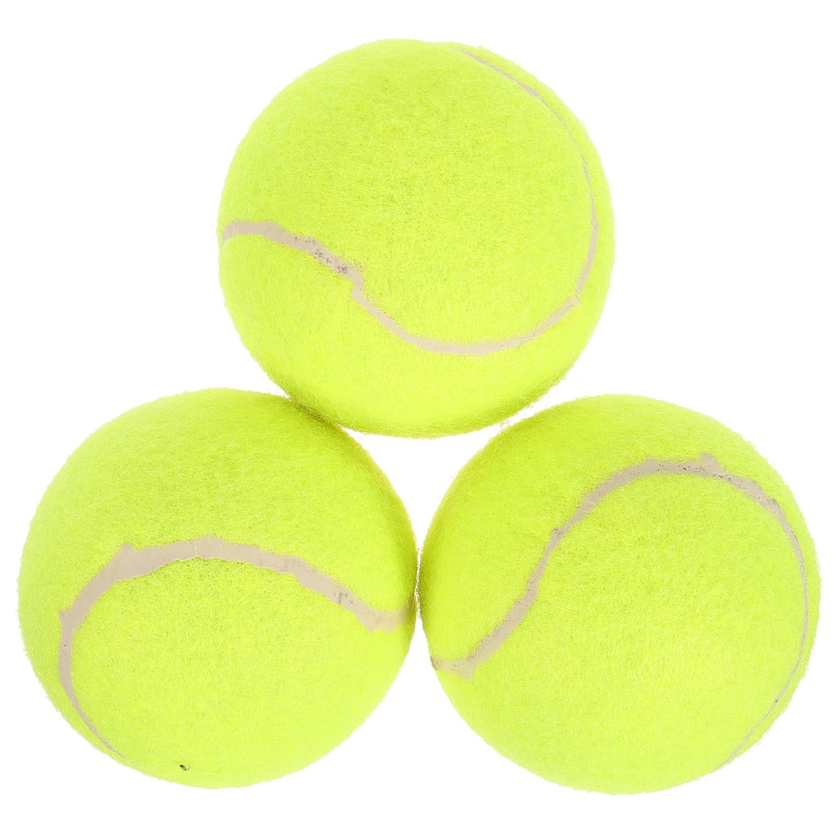 Toddmomy Beginner Training Ball 3 Pack Tennis Training Balls for Outdoor Indoor Rebound