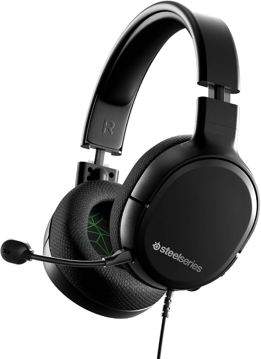 SteelSeries Arctis 1 Wired Gaming Headset – Detachable ClearCast Microphone – Lightweight Steel-Reinforced Headband – for Xbox, PC, PS4, Nintendo Switch and Lite, Mobile (Renewed)