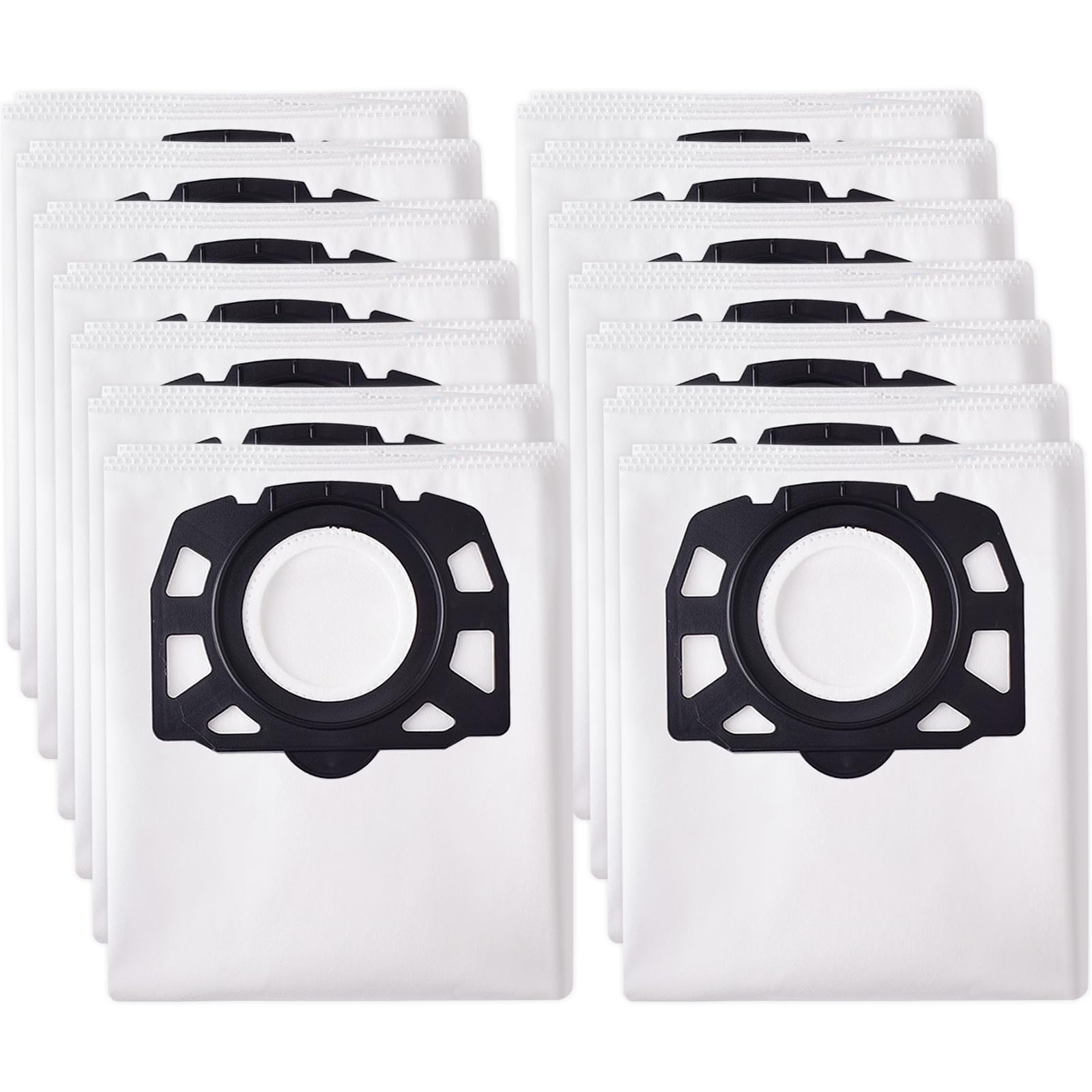 KEEPOW 6 Sacchetti Per Aspirapolvere Kärcher - Compatibili Con WD 2 Plus, WD 3, KWD 1-3, MV 3, SE 4001/4002, In Tessuto Non Tessuto 3 Strati