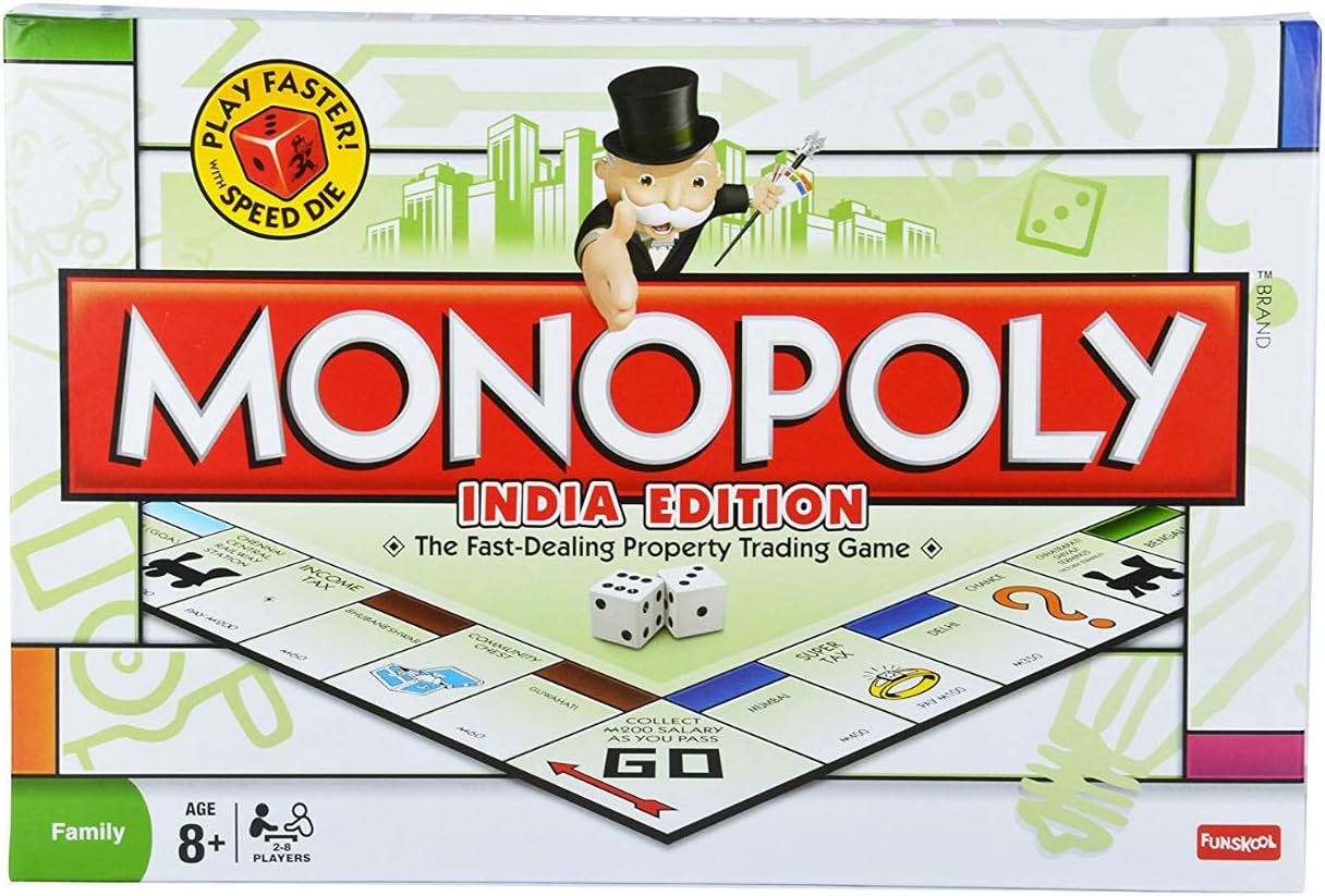 Funskool Games Monopoly India Edition Family Board Game