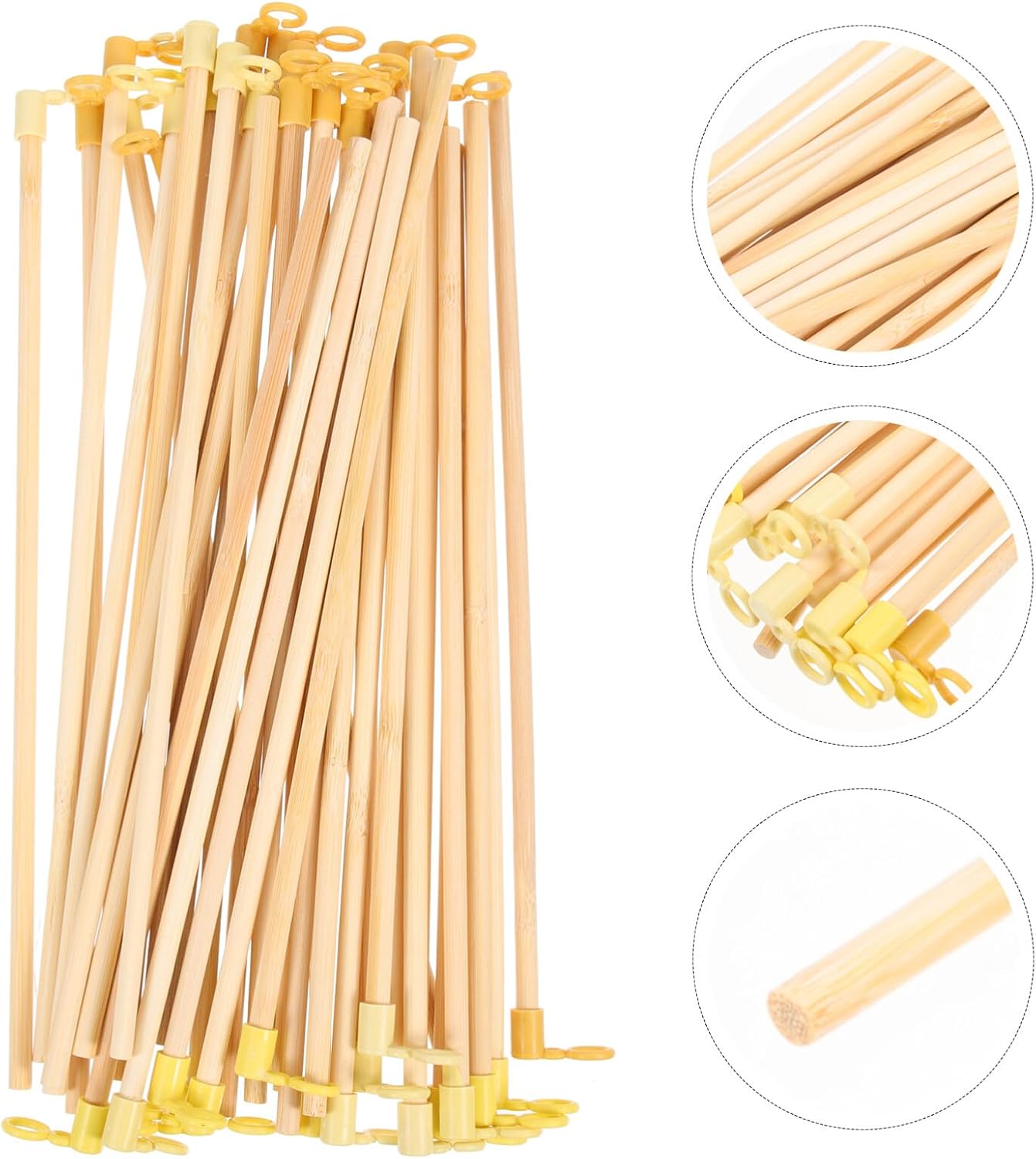 35pcs Lantern Handle Fairy Lantern Craft Kit Lantern Handles Lanterns Making Stick Electronic Accessories Cane Accessories DIY Lantern Supplies Lanterns Pole Bulk