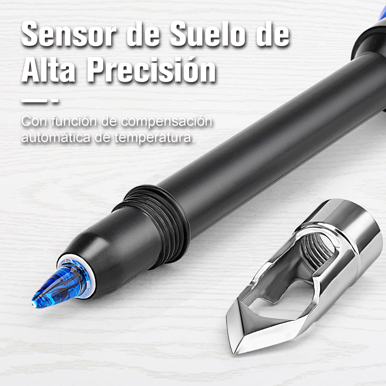 UIUZMAR Medidor de pH del Suelo, Medidor Electrónico de pH para Plantas, Probador de pH del Suelo, Medidor de pH Digital para Tierra y Agua, Hidroponia