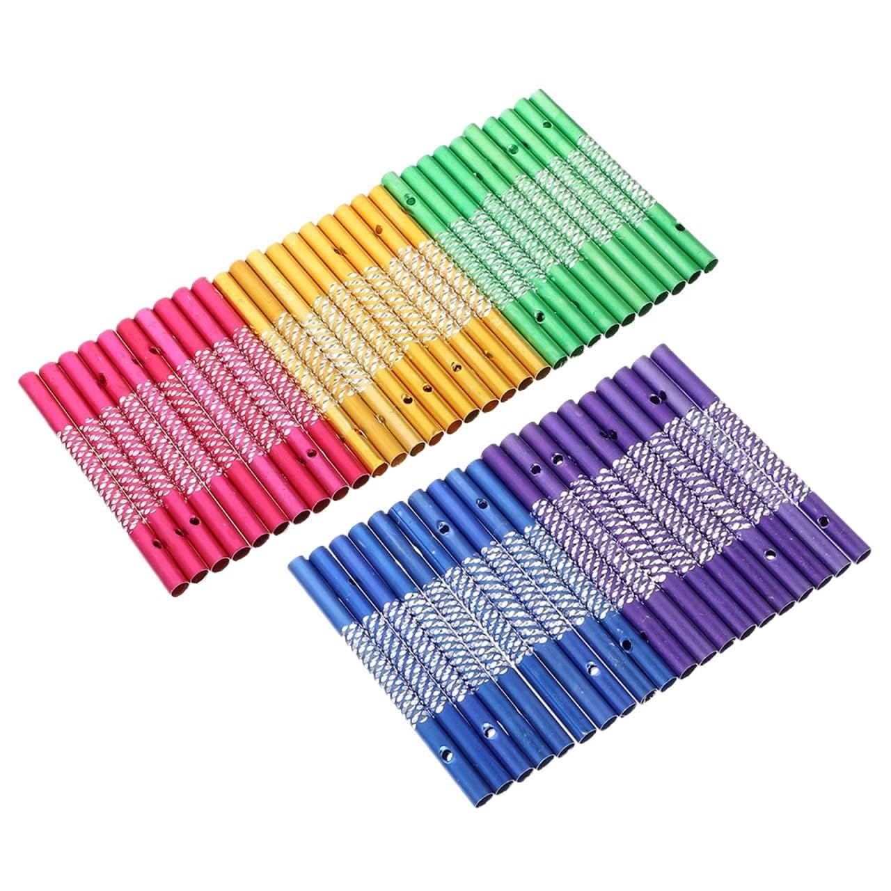 Aluminium Wind Chime Tubes 200Pcs Aluminum Wind Chime Tubes DIY Replacement Parts for Crafting, Assorted Colors