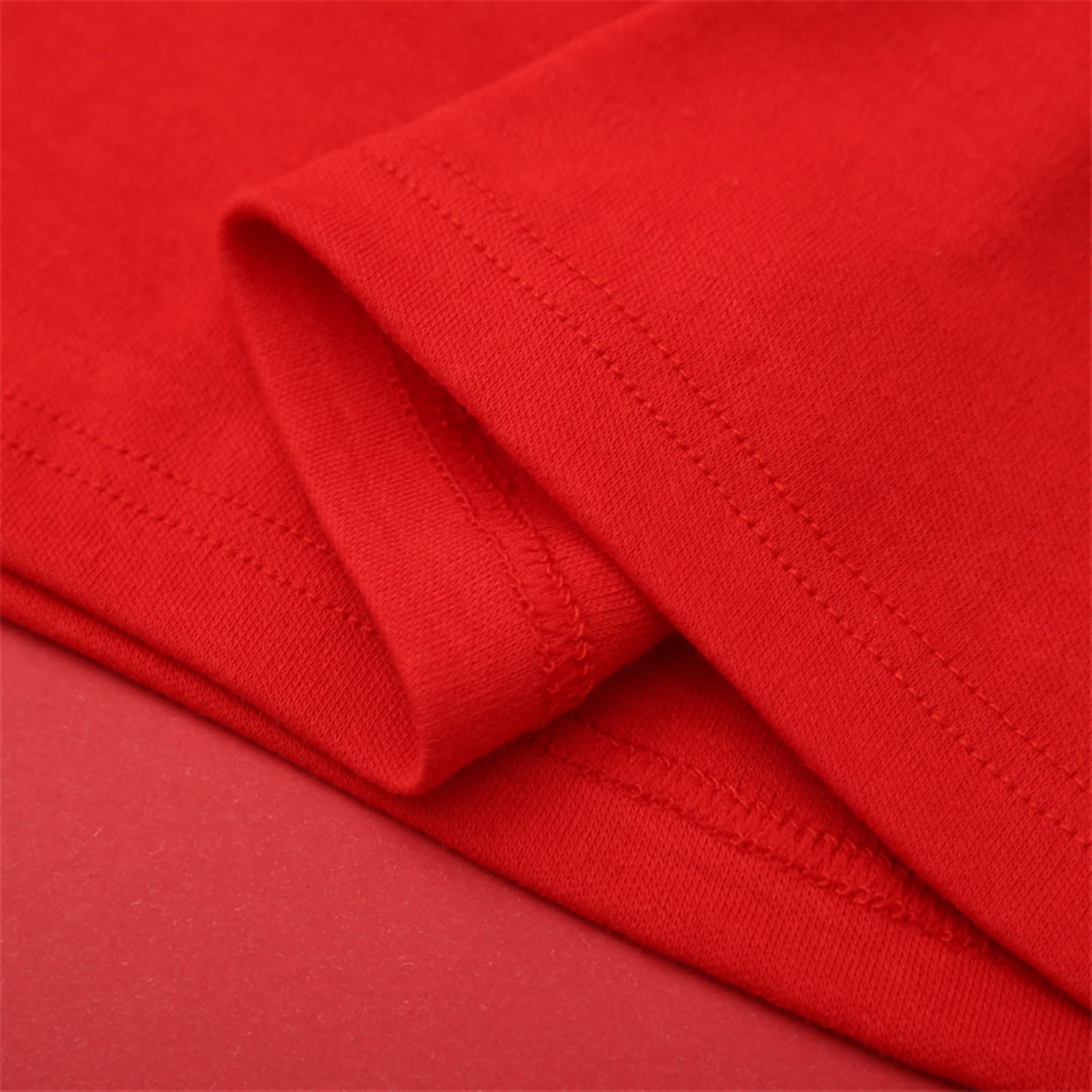 100% Bawełniana Warstwa Podstawowa Zestaw Dla Kobiet W Średnim Wieku Czerwona Luźna Długa Bielizna Damska Bielizna Termiczna Zestaw Górny I Dolny (Color : Rot, Size : XL/X-Large)