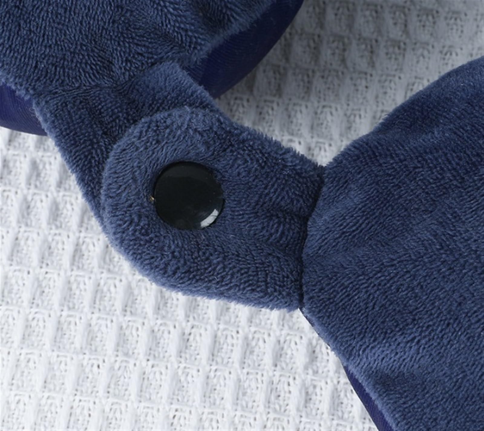 Cojín De Viaje Avión Almohada De Viaje Espuma Viscoelástica Doble Cara para El Cuello para Avión Coche Tren Oficina(A)
