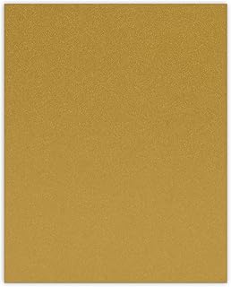 CountryArtHouse Metallic Gold Acid Free 11x14 Backing Board - Uncut Photo Mat Board - 1 Sheet