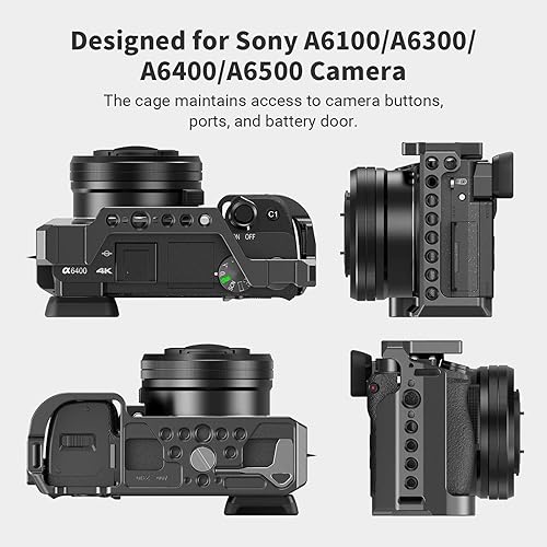 Miniatura 3 de SMALLRIG Cámara A6400 A6100 jaula para cámara Sony A6400 A6100 - CCS2310