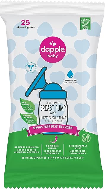 Dapple Essuie-glace pour bébés, sans parfum, 25 Nombre
