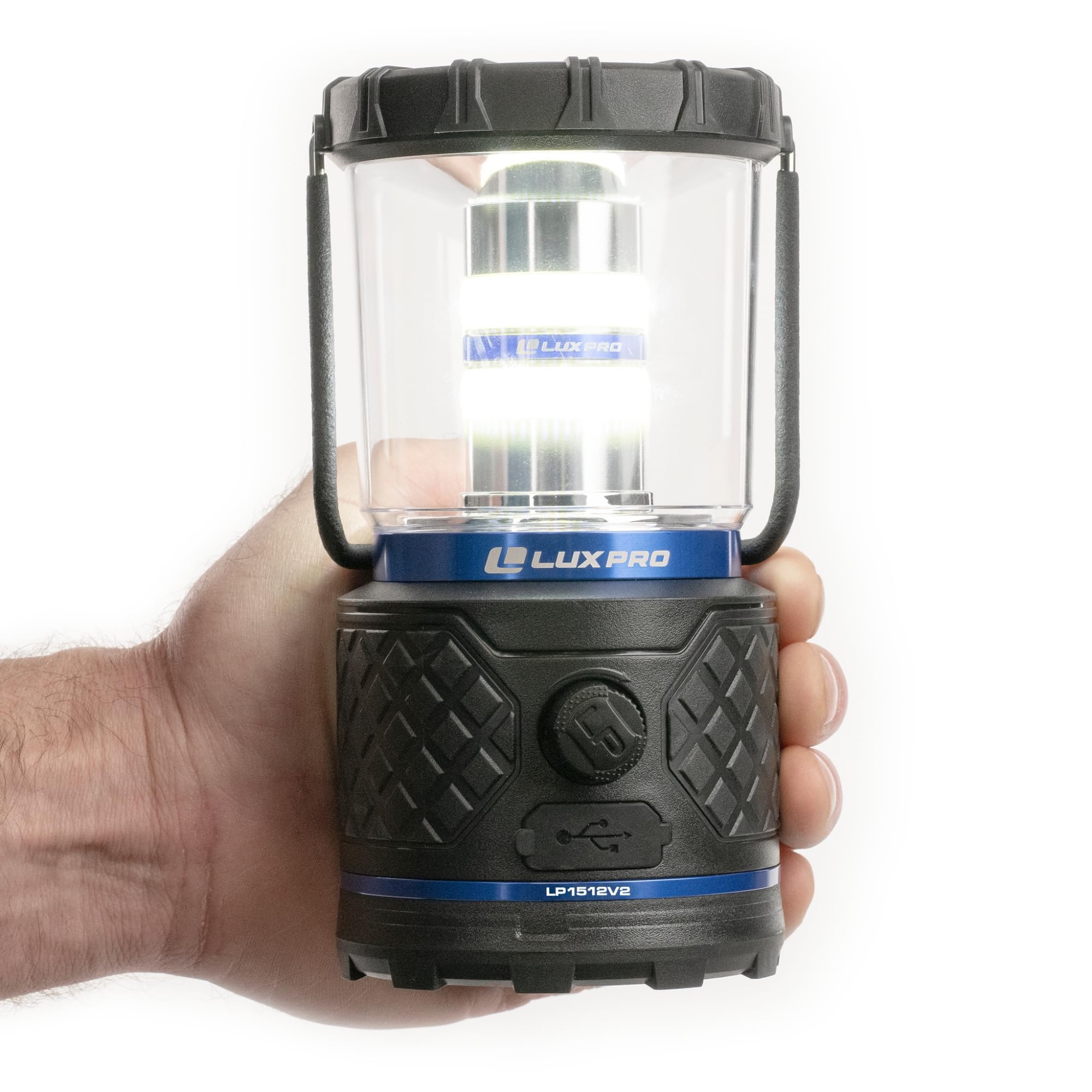 Amazon.com: LUXPRO Rechargeable Dual-Power 2000 Lumen LED Lantern