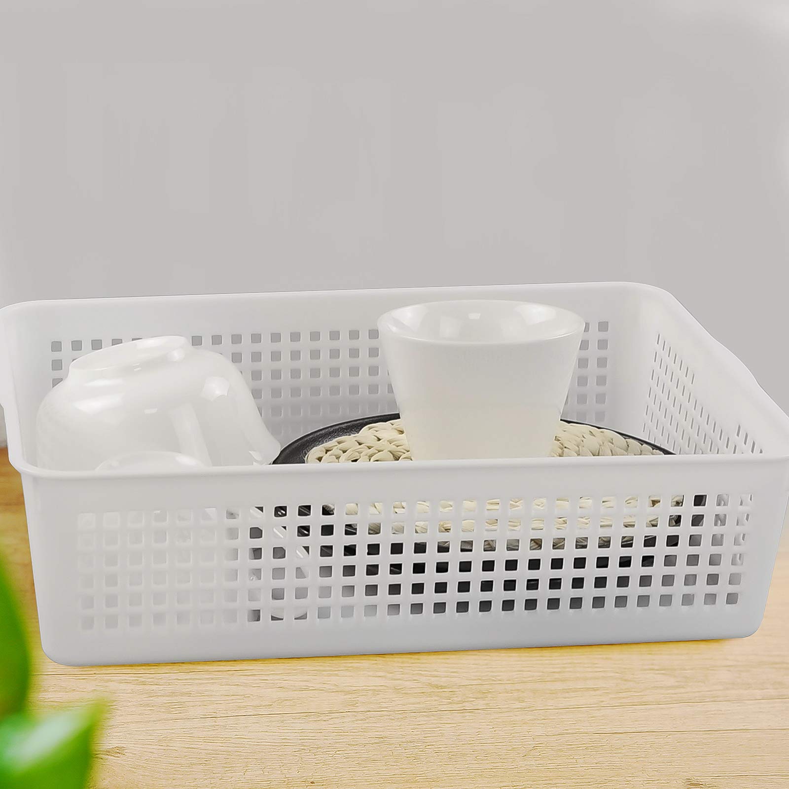 Panier De Rangement En Plastique L - Noir | Leroy Merlin