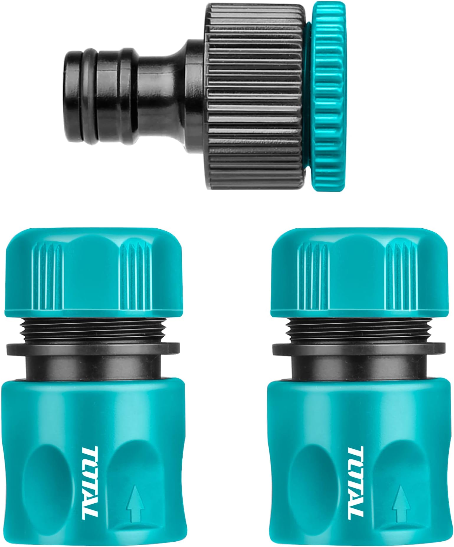 TOTAL Hose QUICK CONNECTORS SET 1/2 inch 3PCS THWS030301