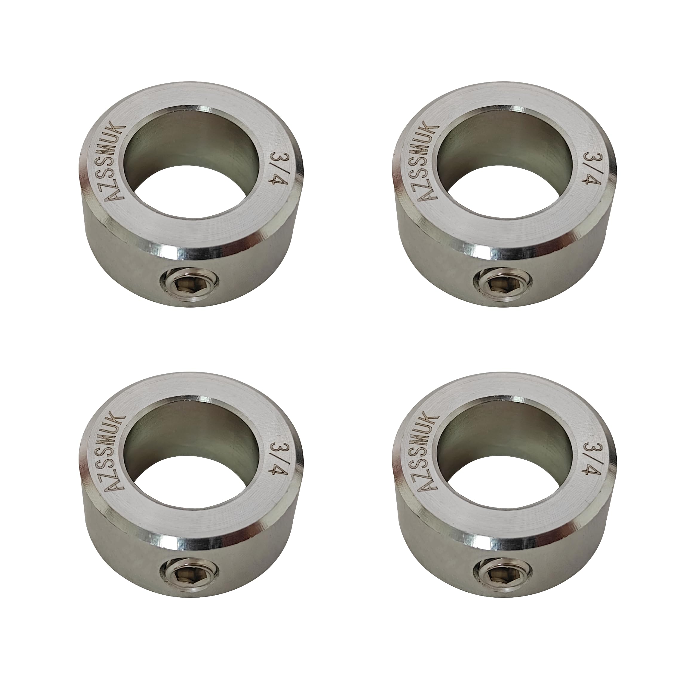 Stainless Steel Shaft Collars - Lock Collar Set -6