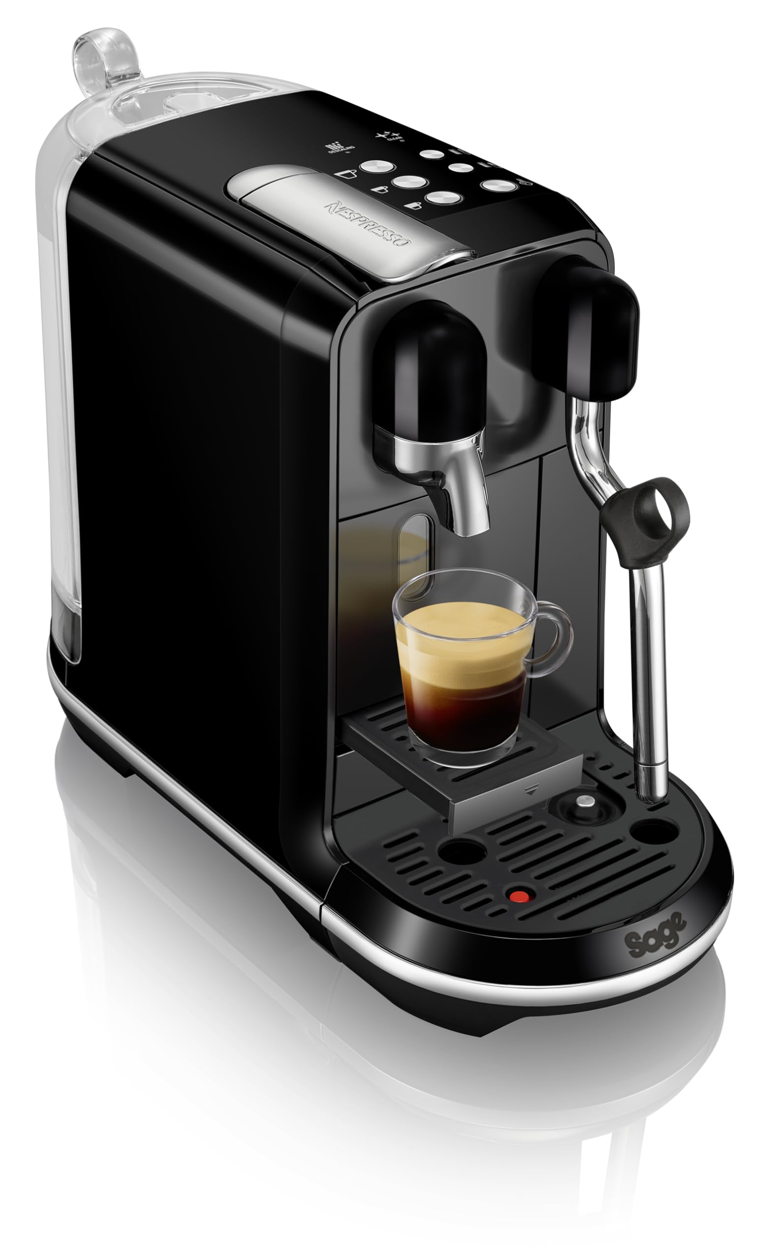 Sage NESPRESSO Creatista Uno Schwarz Original Kapselmaschine SNE500BKS