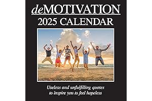 2025 Motivational Wall Calendar: Expertly Crafted, 24 Fun Designs to Help You...