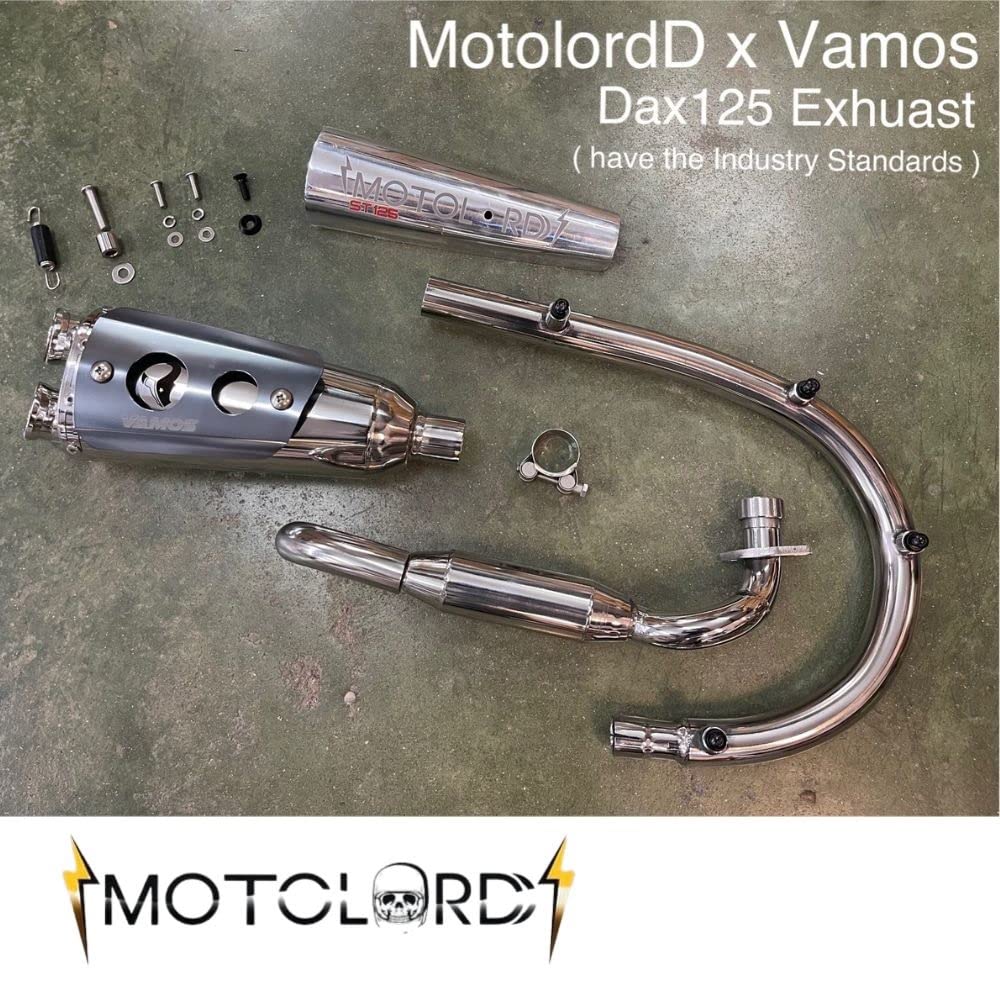 Amazon | MotolordD x Vamos ホンダ ダックス ST125用マフラー