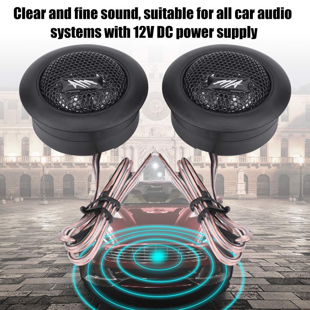 Madezz tweeter araba direği tweters araba direği Twitter araba mini için  uygun Hoparlör Audio için uygun genel 12V 150W tweeter hoparlör çifti Audio  ...
