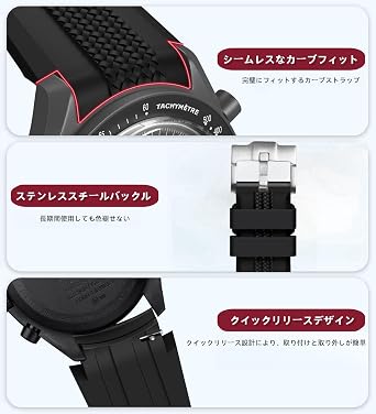 サインメトゥ 時計バンド20mm オメガスウォッチベルトOmega X Swatch MoonSwatch Speedmaster男性と女性兼用クイックリリースシリコンストラップ