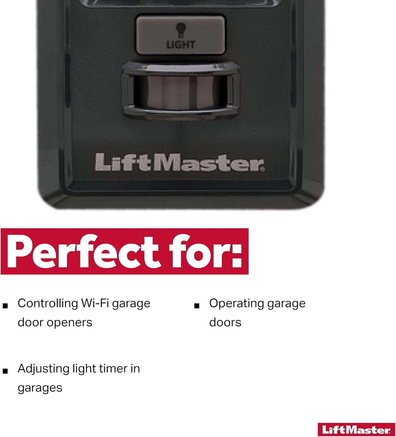 LIFTMASTER Garage Door Openers 881LMW Motion Detecting Control Panel W/TTC by LiftMaster