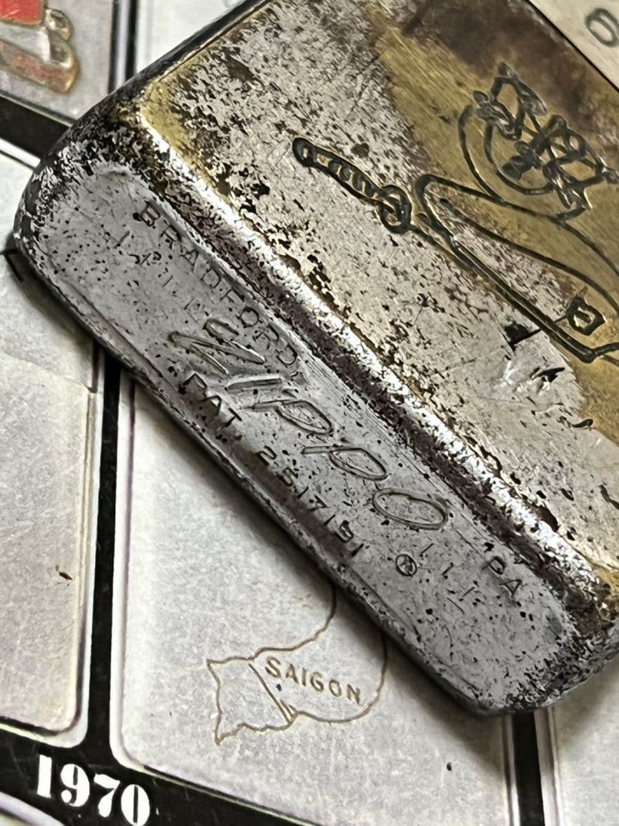 Amazon.co.jp: ベトナムZIPPO本物 1967年製ベトナムジッポー「グリーン