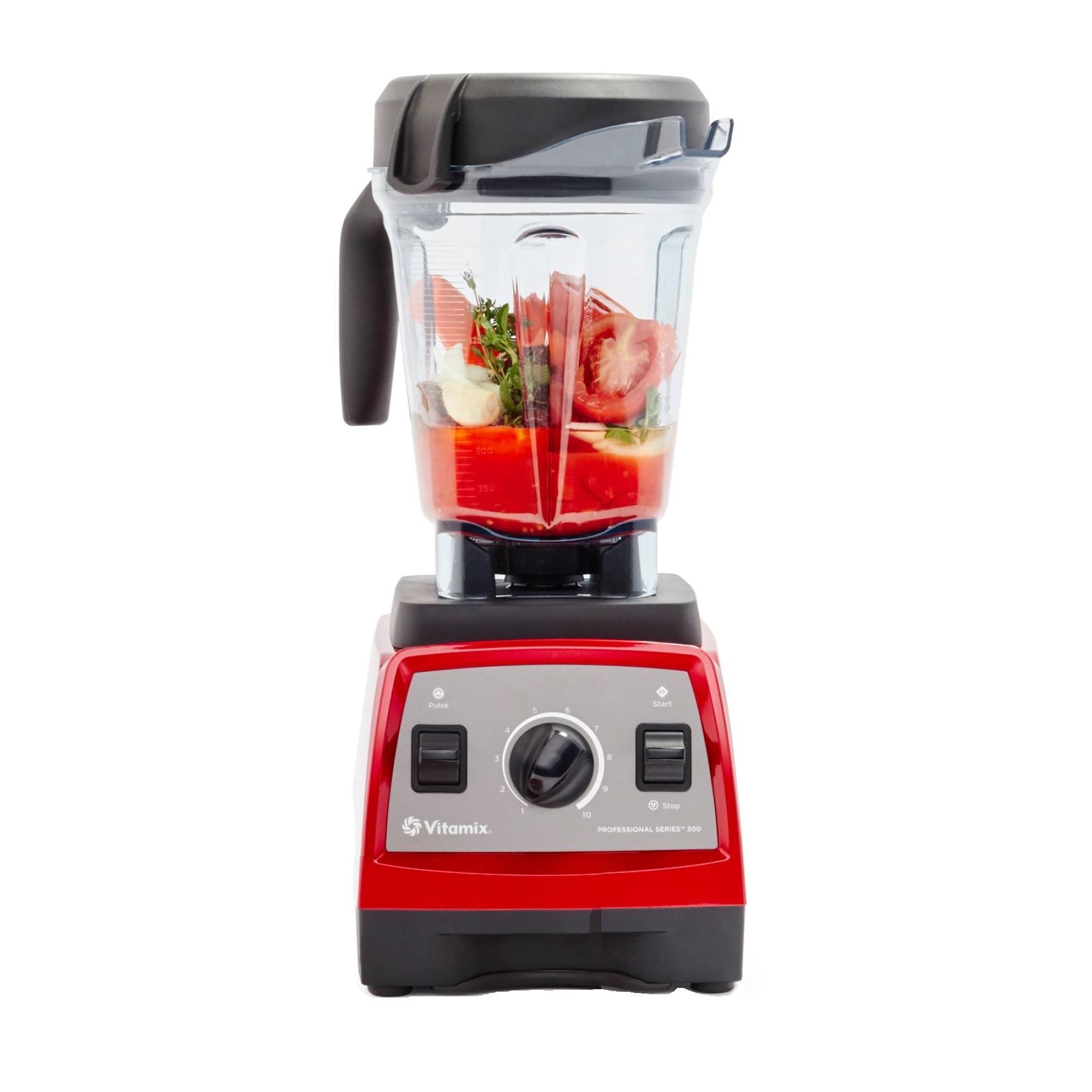 Vitamix Professional Series 300 Blender, Professional Grade, 64oz. Low Profile Container, Candy Apple Red