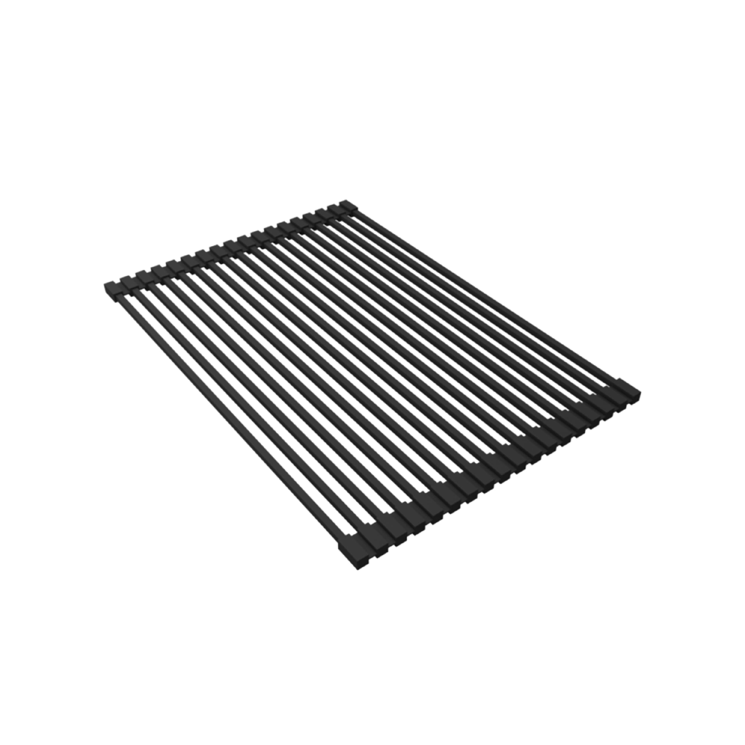 Evhoc Griglia ROLLING GRATE S Scolapiatti per Lavello Cucina, Sottopentola in Silicone, Ideale per Lavello e Top, 30x44x1 cm