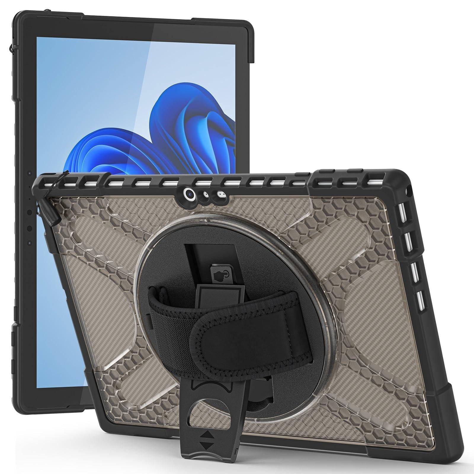 Étui de protection complet Microsoft Surface Pro 7/6/5/4 antichoc gris - 8