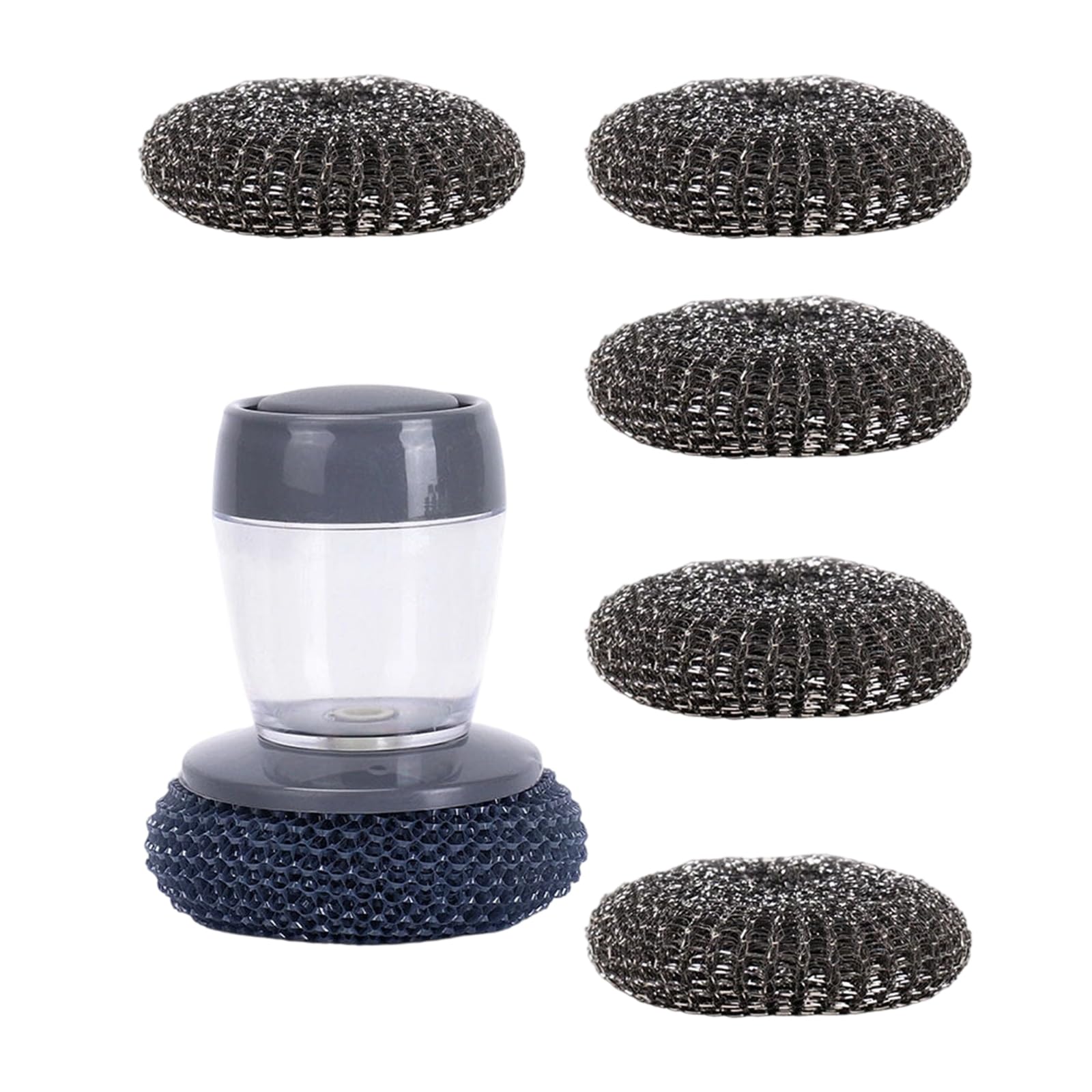 Shntig Set D Automatic Soap Dispenser Cleaning Brush For Effective Use On Pots, Pans, And Sinks Ergonomic Nonslip Dishes Brush