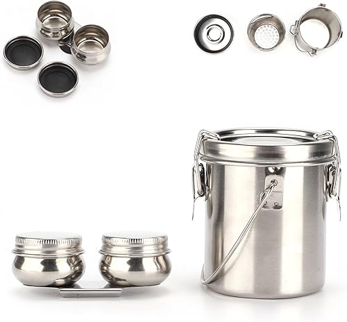 Lavadora de pinceles, limpiador de pinceles de acero inoxidable con contenedor de doble gota, soporte para pinceles de pintura, limpiador de