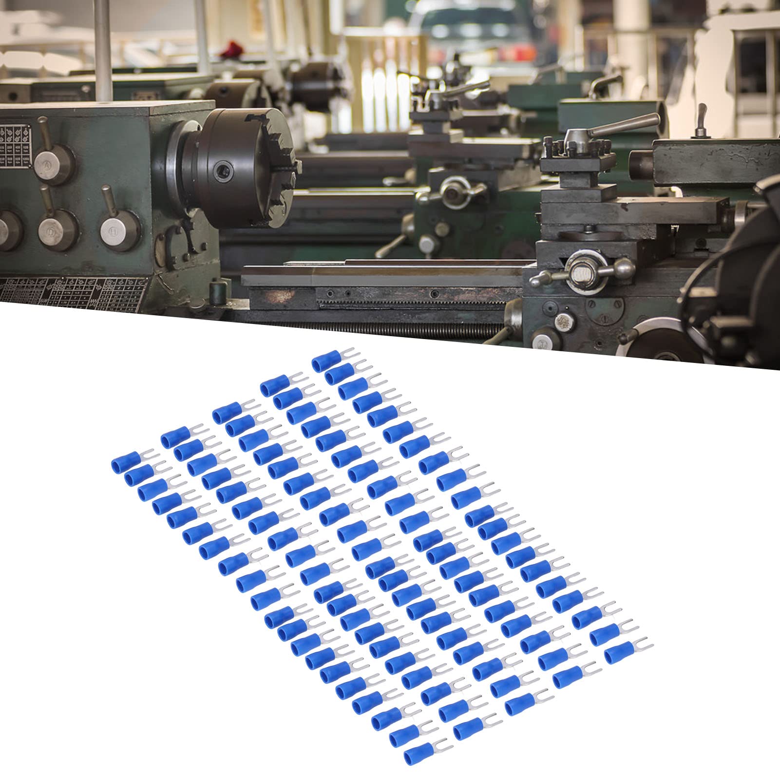 Lot De 280 Bornes à Fourche Isolées Rouge Jaune Et Bleu De