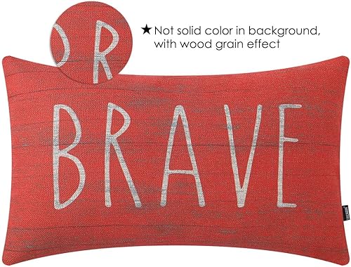 Miniatura 2 de TRENDIN PL872TR - Funda de almohada patriótica de 12 x 20 pulgadas, letrero americano, decoración del 4 de julio, decoración rústica del hogar,