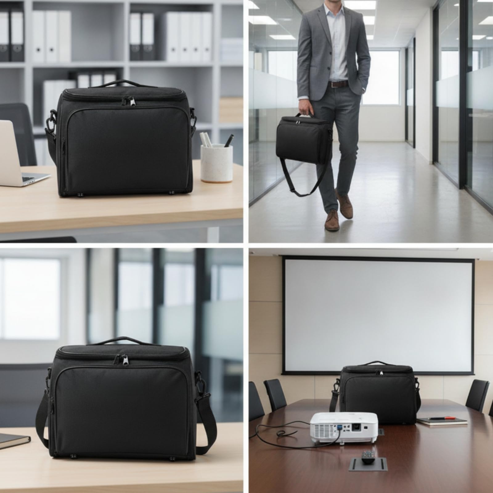Custodia Protettiva Portatile Borsa da con Tasca Organizzatore per Ufficio, Scuola