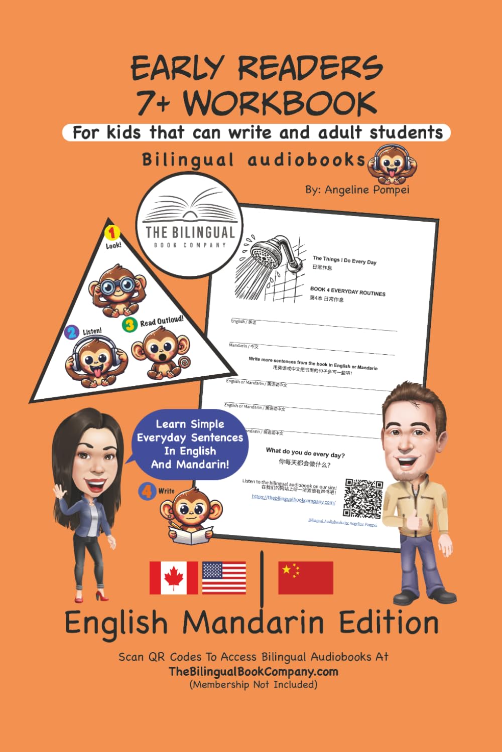 Early Readers 7+ Workbook: Bilingual Audiobooks: English-German Edition