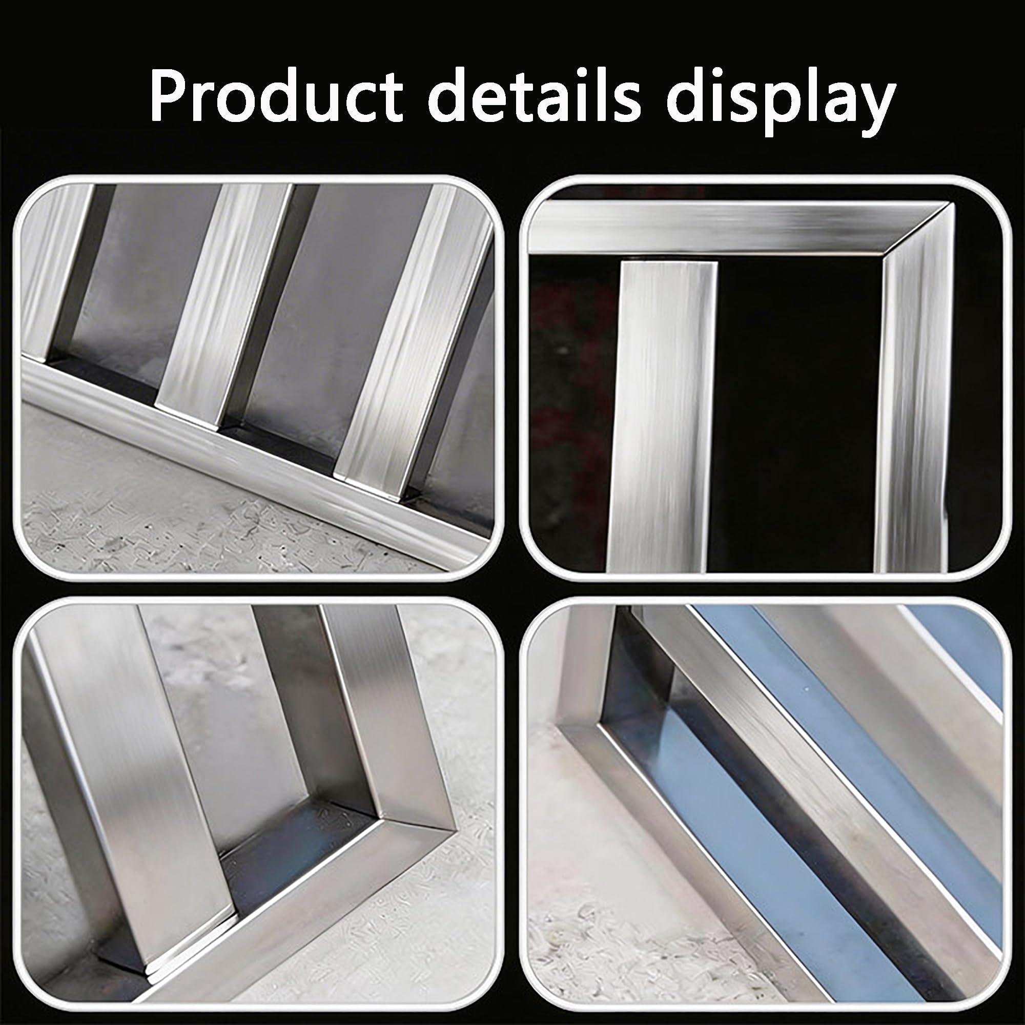 Genérico Divisor de Estante de congelador de Acero Inoxidable for refrigerador Comercial
