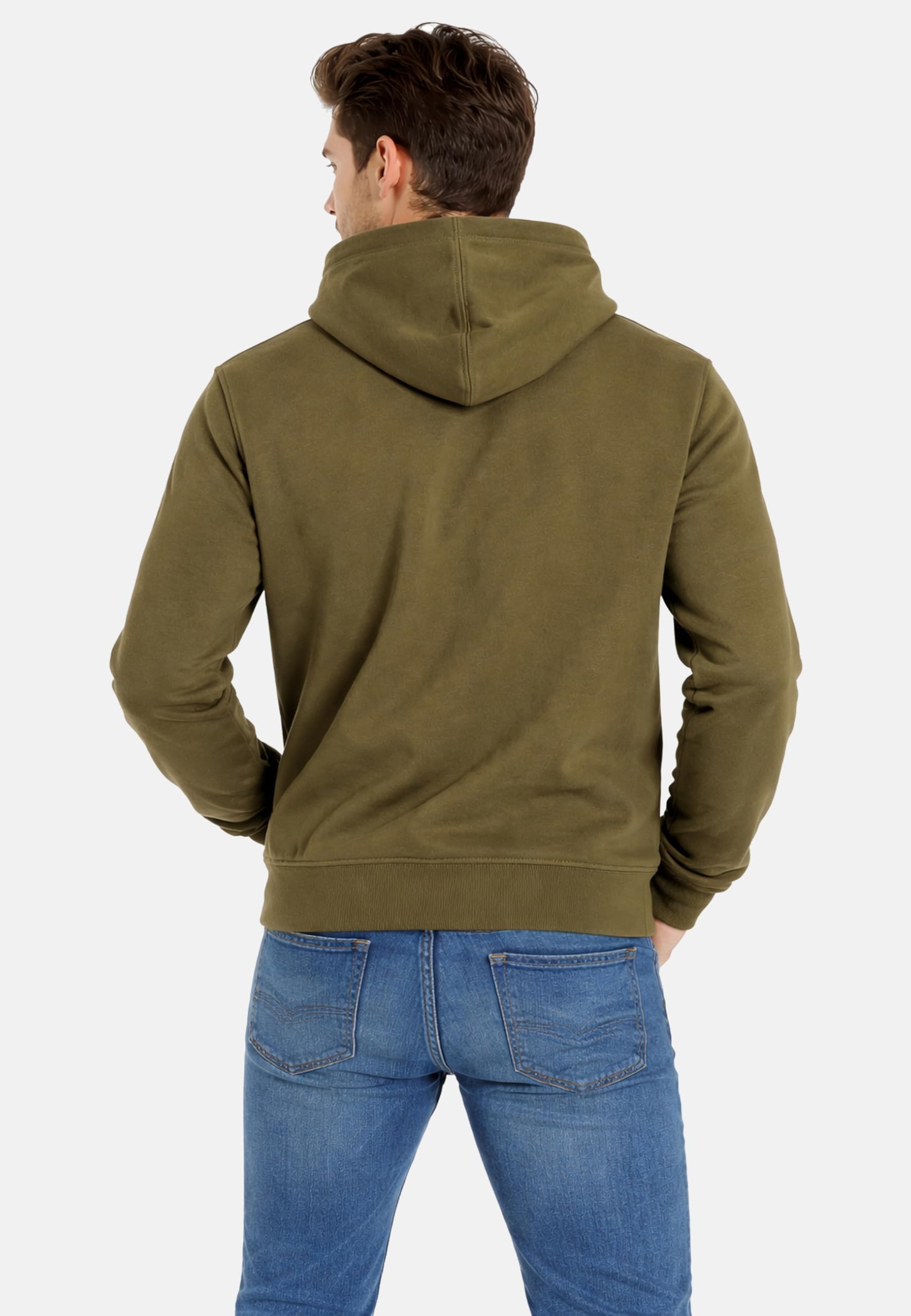Tommy Jeans Herren Hoodie Regular Fit Flag Fleece mit Kapuze – Bild 3