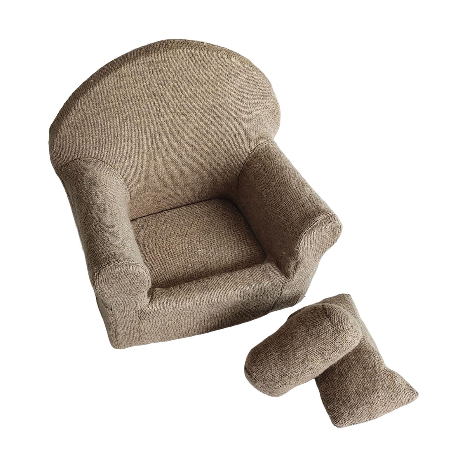 MagiDeal Posing Sofa Set Newborn Photography Sofa Decor, Photo Costume Background, Comodo per Studio