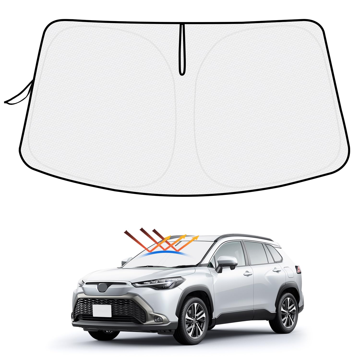 Amazon.co.jp: 【ハンドル日よけカバー付き】Mozan トヨタ カローラ