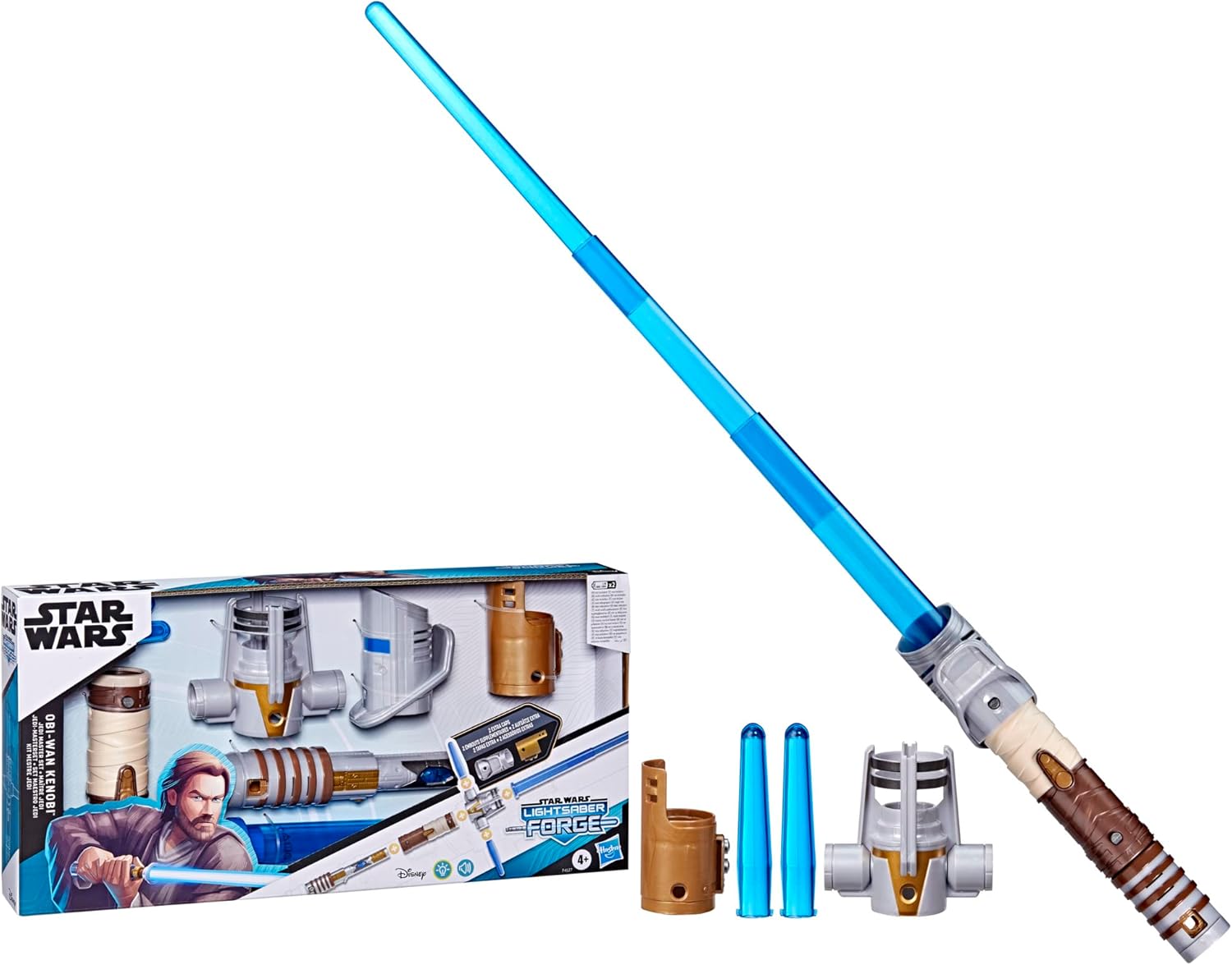 STAR WARS: Lightsaber Forge OBI-Wan Kenobi Jedi Master Set - Image 6