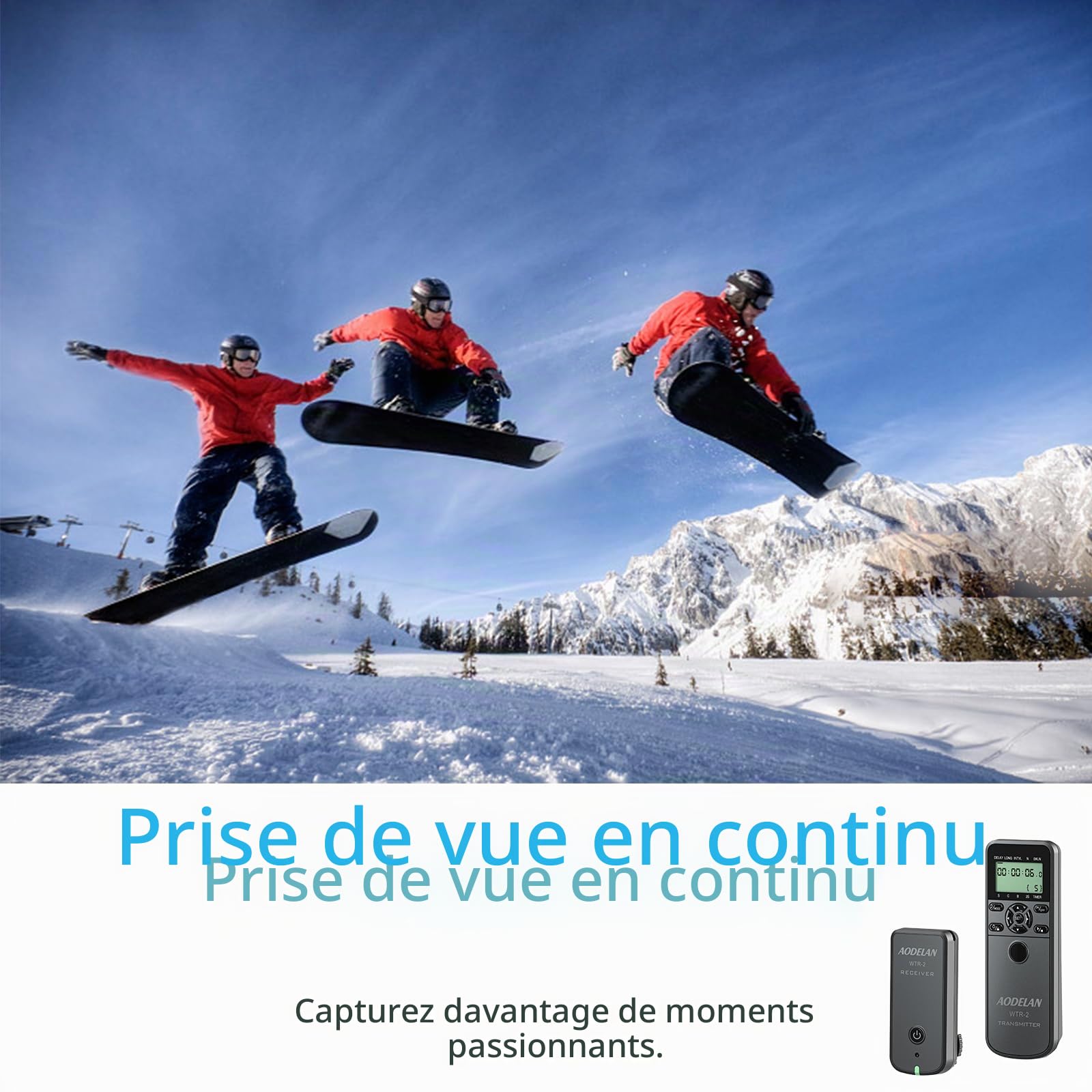 Déclencheur à Distance pour Nikon DF Z7 Z6 D750 D780 D610 D7200 D7500 D5000 D3300 D3100 Coolpix P1000 P7700 P7800