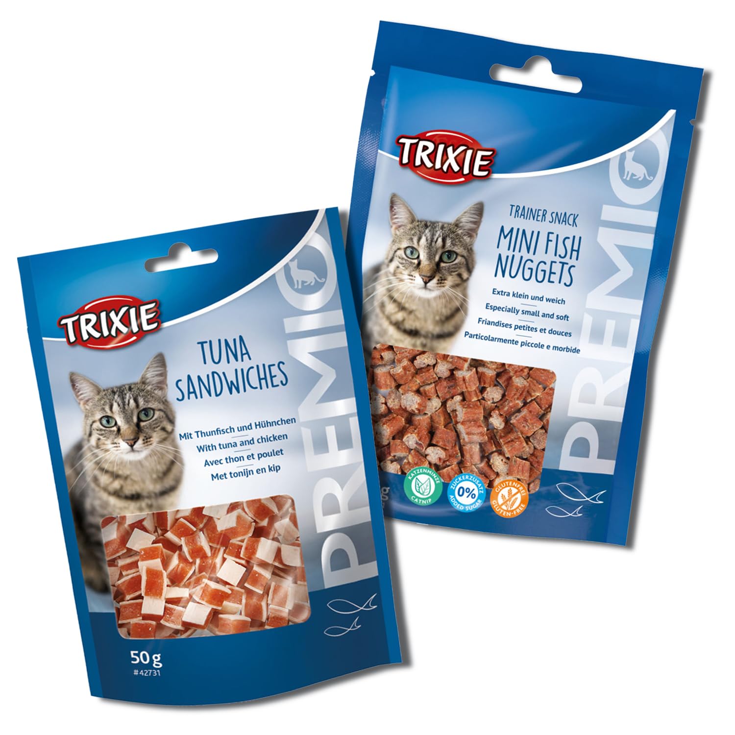 Trixie Cat Treat Combo of Premio Tuna Sandwiches and Premio Tuna Rolls, Nutrient Rich Treats for Cats, Suitable for All Breeds – (Pack of 2) (B0CZDVY968) Amazon Price History, Amazon Price Tracker