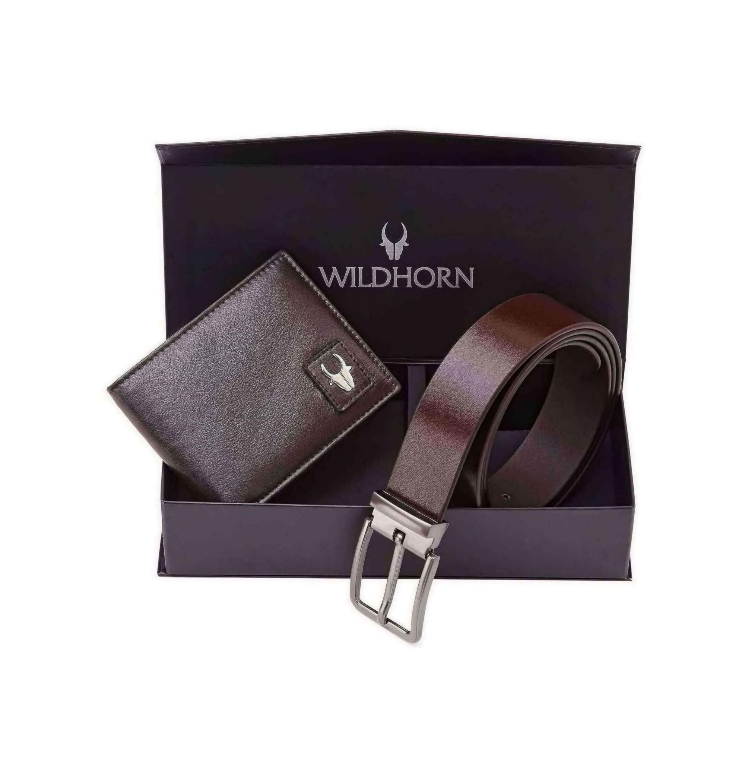 RFID Protected Genuine Leather Wallet & Gift Combo for Men