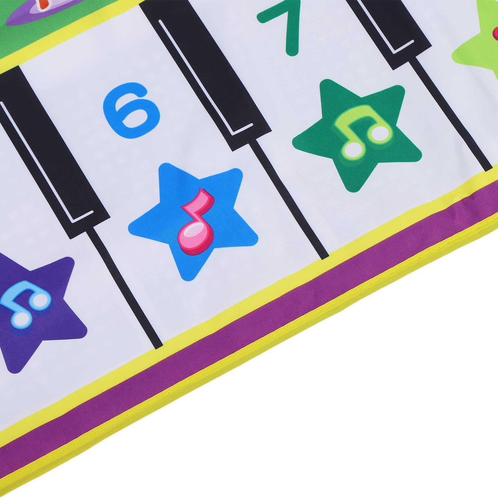 Tappetino Musicale Il Materiale Antiscivolo dai Colori intensi e insapore migliora Le capacità dei Bambini. Tappeto Musicale per l'area Giochi