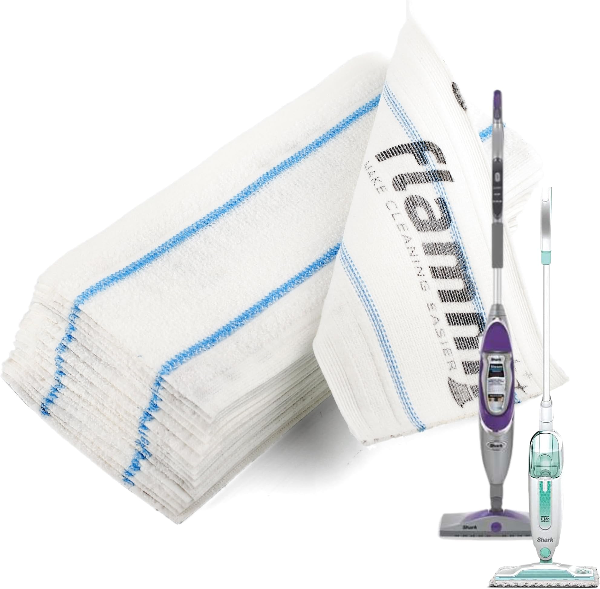 Shark steam/spray mop sanifiber disposable pad refills (12 count) (2) Health