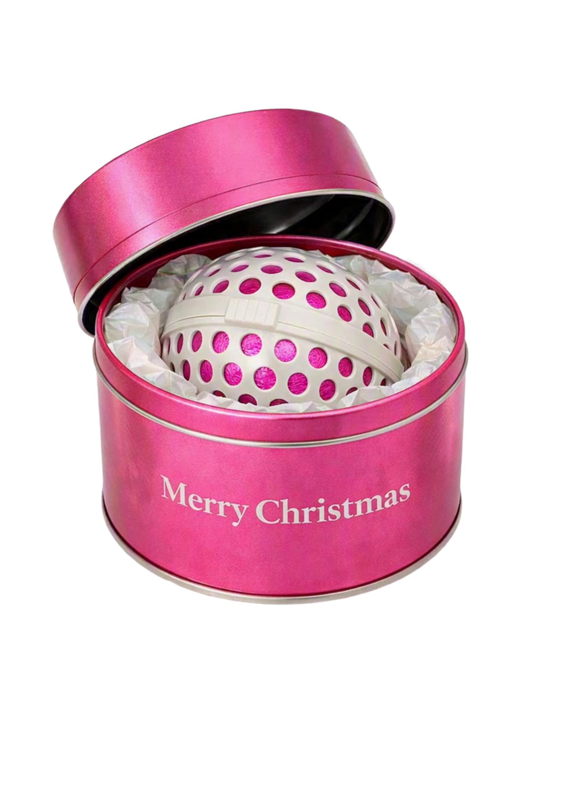 Betty Ball Waschkugel BH-Wäscheschutz für Waschmaschine in der Merry Christmas Geschenkdose PINK