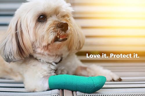 Miniatura 6 de FriCARE Nonwoven cinta autoadhesiva de vendaje envoltura autoadhesiva cohesiva de primeros auxilios con FDA Sports Vet 2 X 5yardas Paquete de 6