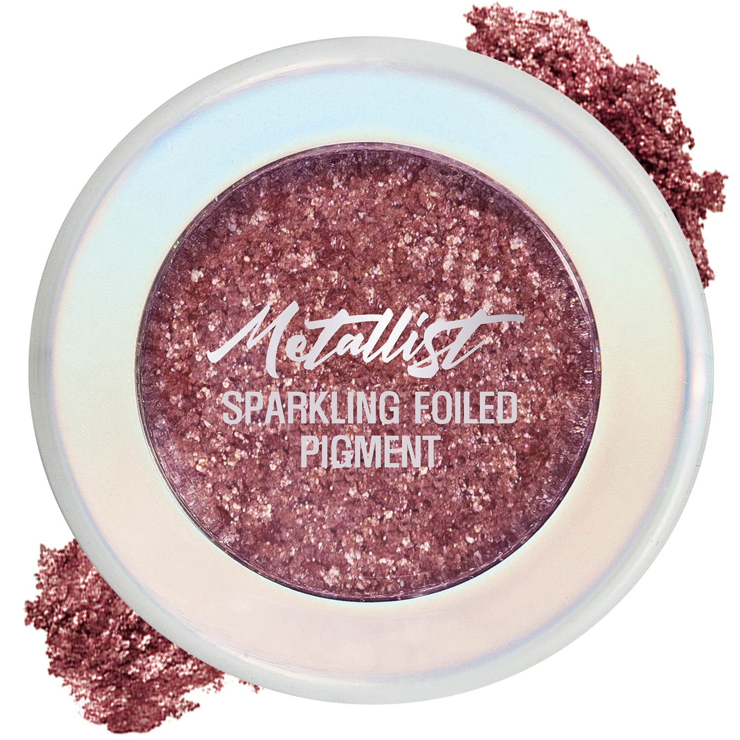 Touch in Sol Metallist Sparkling Foiled Pigment (#6 Persian Rose) - Diamond and Pearl Powders to Create Holographic Look - Dazzling Sparkles Gorgeous