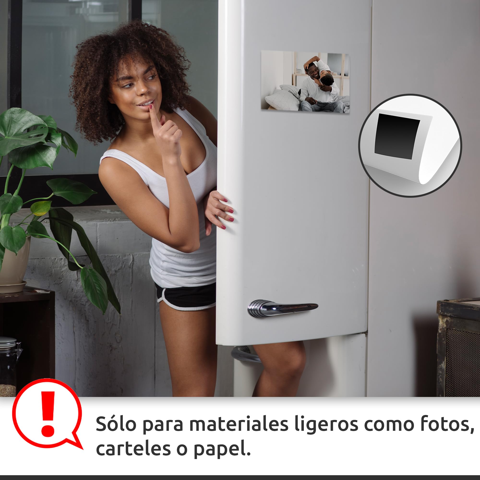 ECENCE Placas Magnéticas Autoadhesivas 100 Piezas Mini láminas magnéticas 20x20x1,2mm Imanes Adhesivos para fotografías Posters o Notas