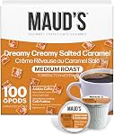 Maud's Raspberry Pochettes de café au chocolat, 50 ct, café au goût de rôti moyen dans des pastilles à usage unique – 100% Arabica Beans, Compatible avec Keurig K Cups Maker